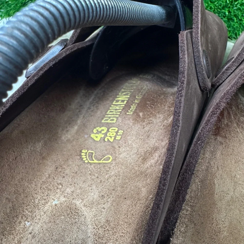 Vintage Birkenstock Boston Clogs Gorpcore Naturecore Workwear Brown 43 10M